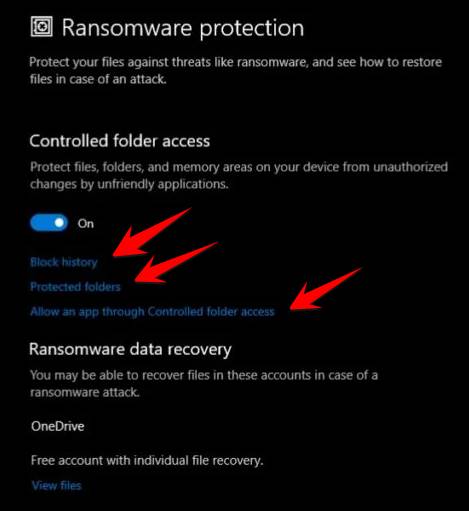 Bật tính năng chống Virus mã hóa Ransomware trên Windows 10
