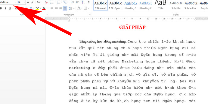 Cách Chuyển Đổi Font Chữ Trong Word