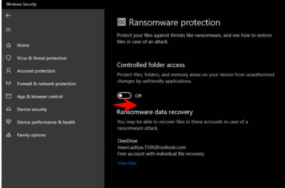 Ransomware trên Windows 10