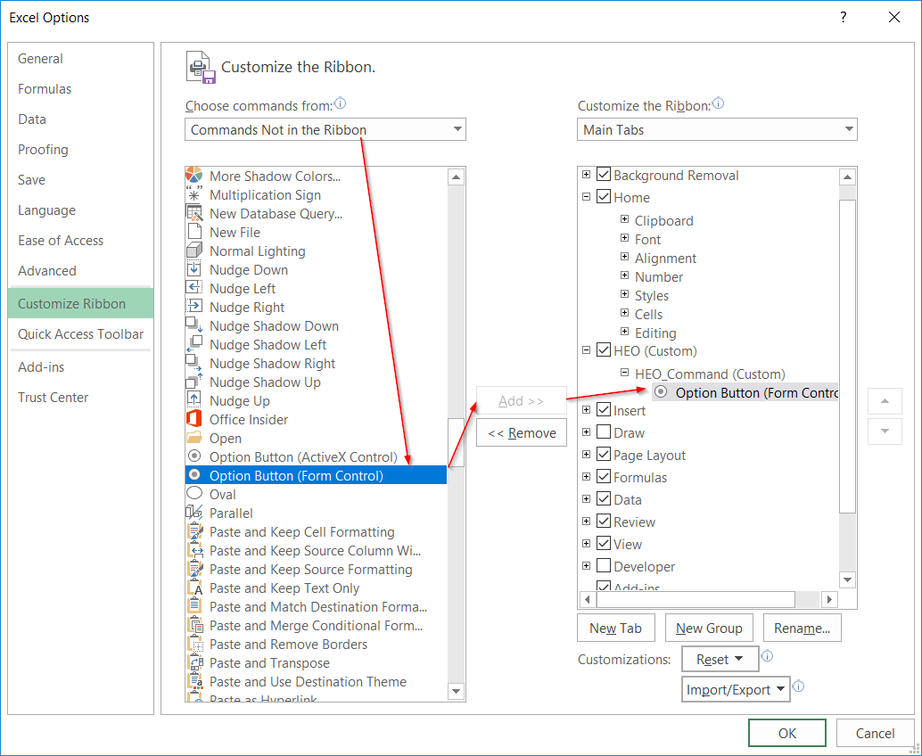 Cách hiện thanh công cụ trong excel