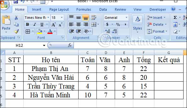 Hàm IF trong Excel: Cách dùng& ví dụ cụ thể
