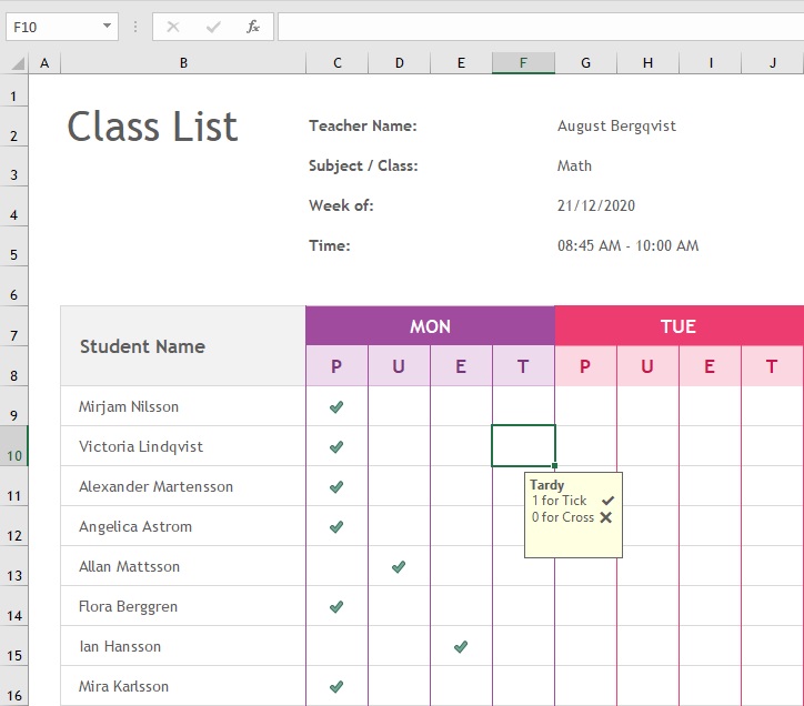 chon-o-f10-trong-excel-2019