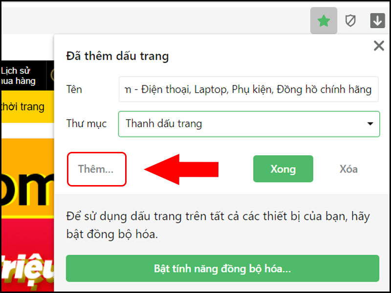 Cách lưu trang web trên Cốc Cốc cực đơn giản, dễ dàng tìm lại khi cần