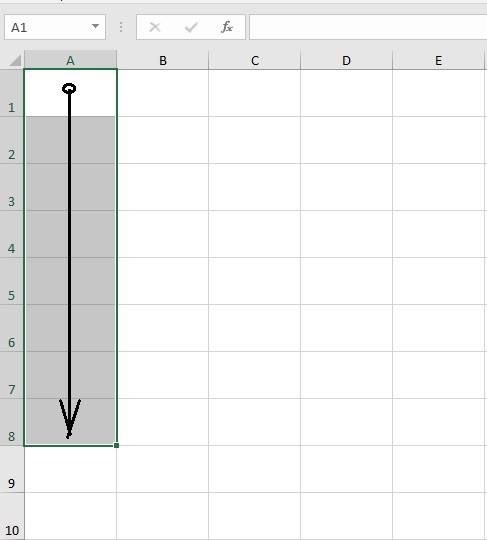 dai-o-a1-a8-trong-excel-2019Bài 05: Tìm hiểu về ô và dải ô trong Excel 2019