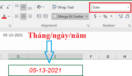 Cách sửa lỗi ngày tháng bị đảo ngược trong Excel