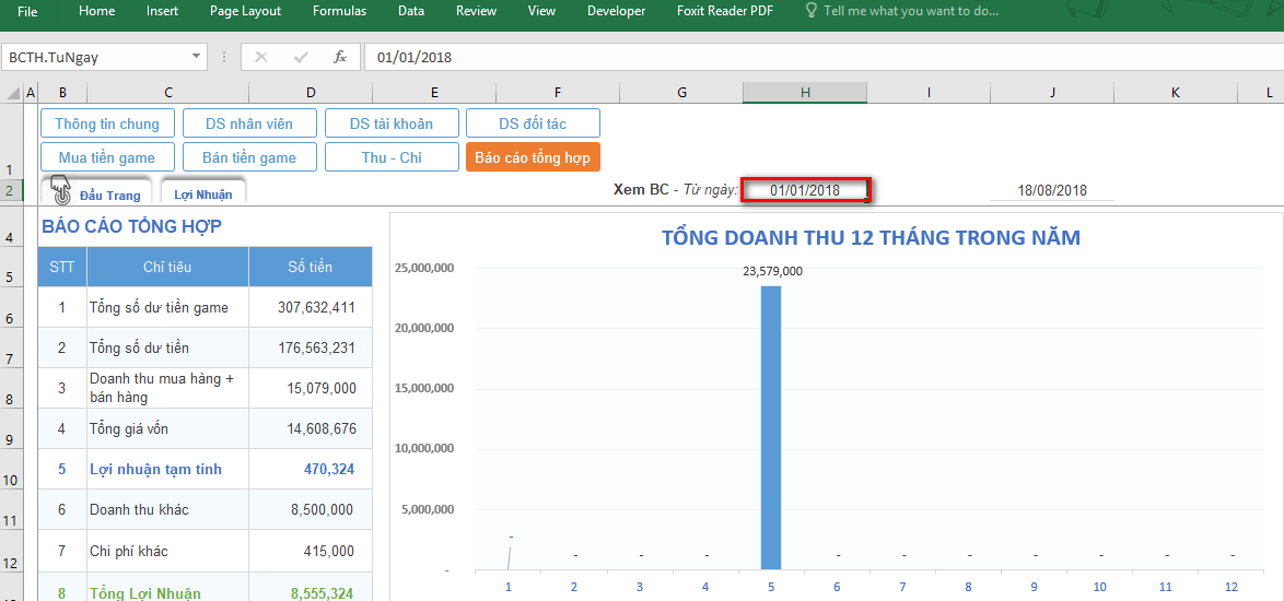 Name range trong Excel