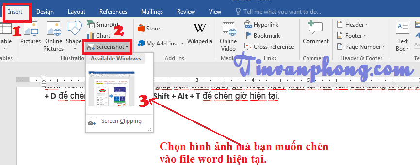 Các thủ thuật trong Word