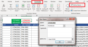 Name range trong Excel