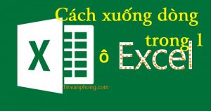 Cach xuong dong trong 1 o Excel