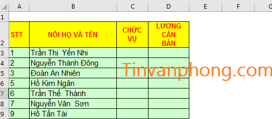 Cách xóa dòng trống trong Excel