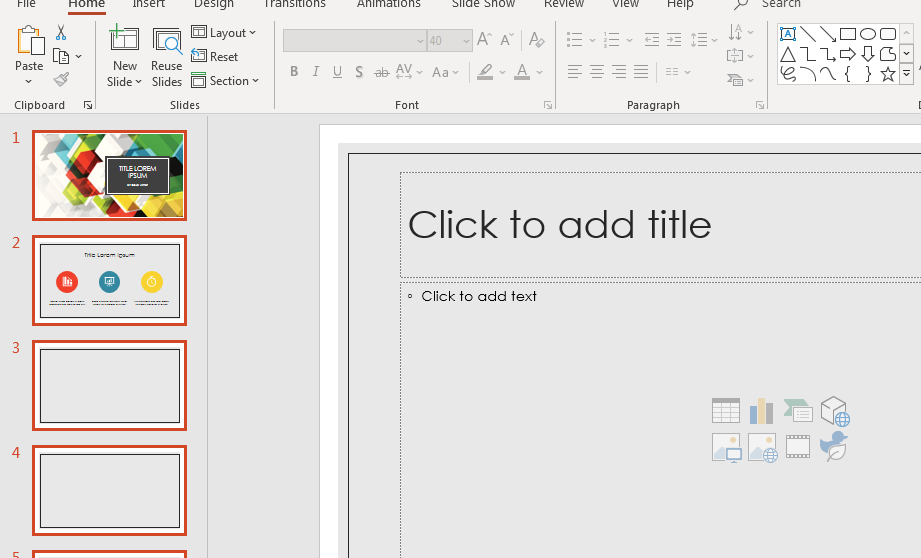 Phím tắt tạo mới và chỉnh sửa Slide trong PowerPoint