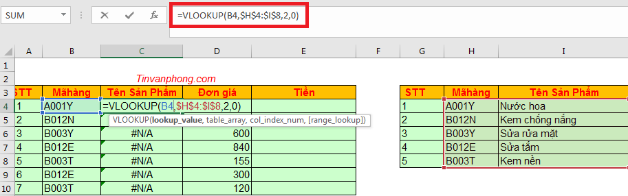 Cách sử dụng hàm Trim trong Excel