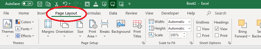 Cách in Excel trên một trang giấy A4
