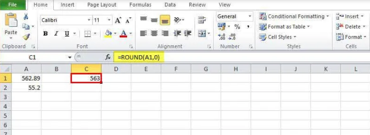 Hướng dẫn cách dùng hàm Round trong Excel