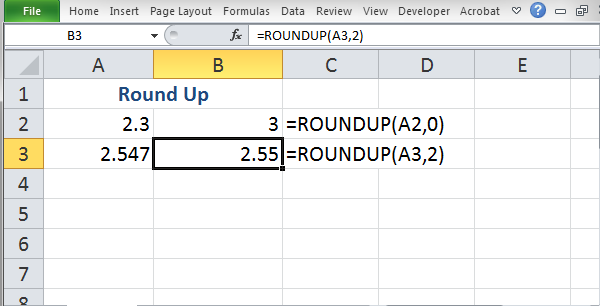 Hướng dẫn cách dùng hàm Round trong Excel