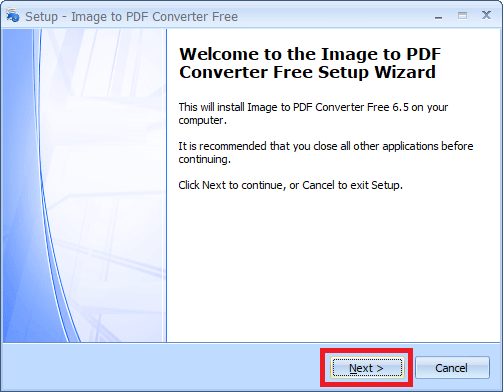 sử dụng phần mềm Image to PDF Converter Free