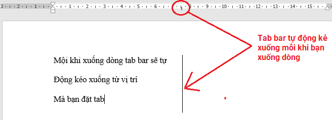 tab-bar-tab-thanh-thang Định dạng Tab trong Word