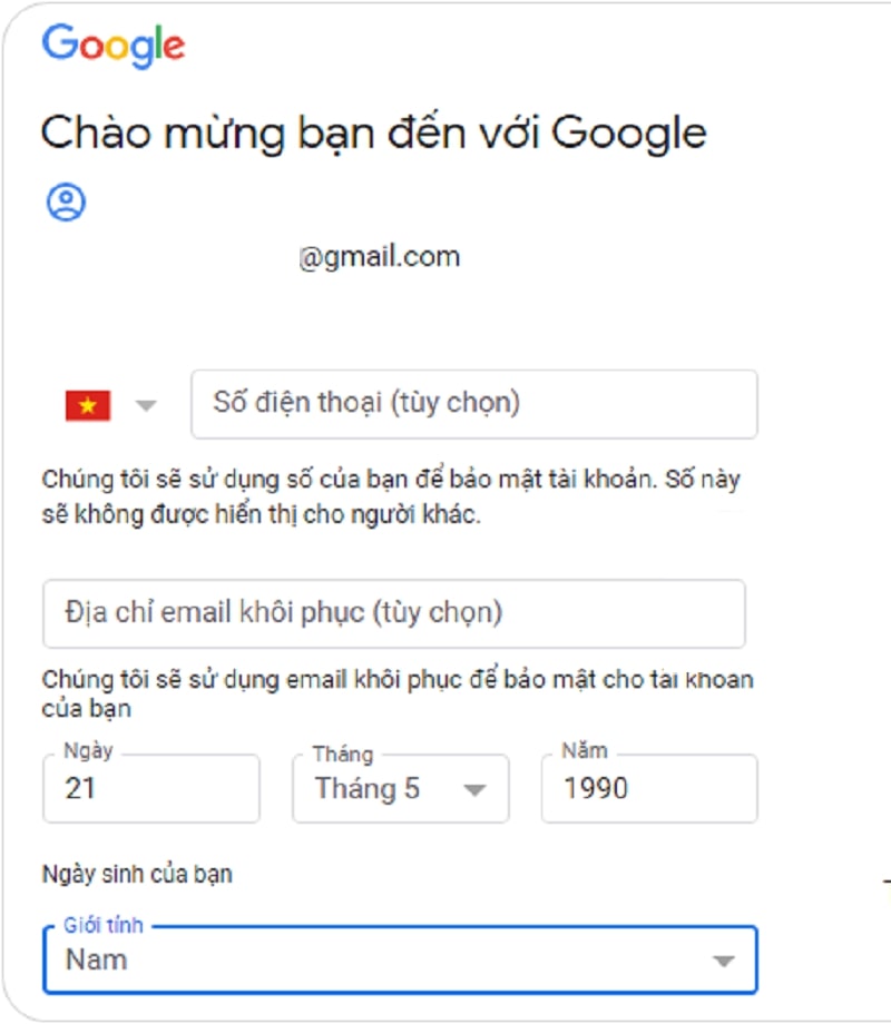 5 bước giúp bạn tạo tài khoản Gmail, tạo gmail thành công