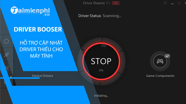 Download Driver Booster - Hỗ trợ cập nhật Driver thiếu cho máy tính