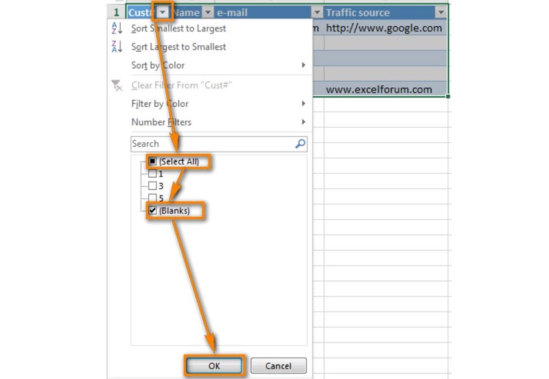 Cách xóa dòng trống trong excel chi tiết nhìn là làm được