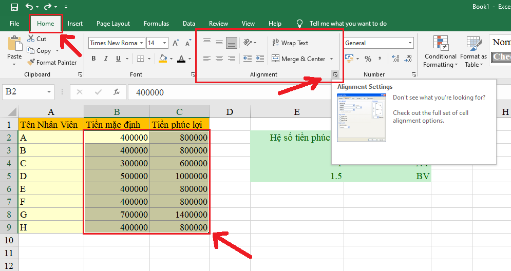 Khóa giá trị trong Excel