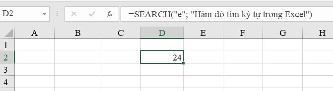 Hàm dò tìm ký tự trong Excel hữu ích và thông dụng nhất